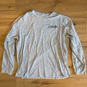 Cabela's Heather Gray Crew Neck Shirt